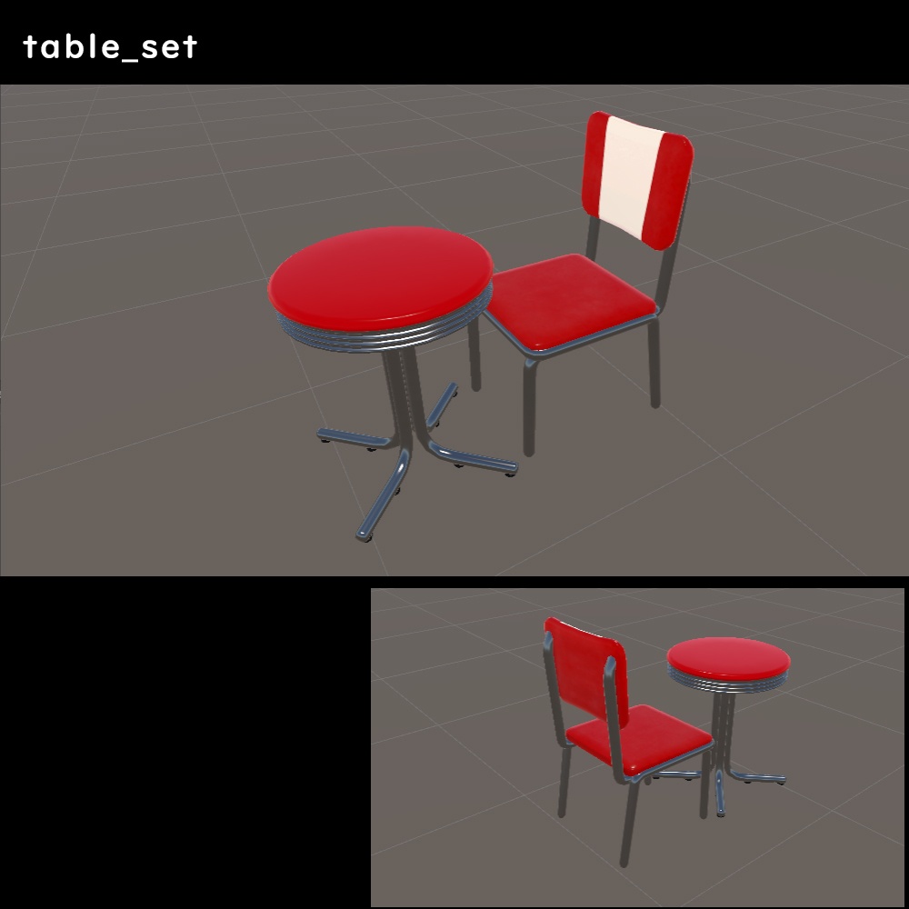 ダイナー家具セット9点【Built In】⋆20240218更新