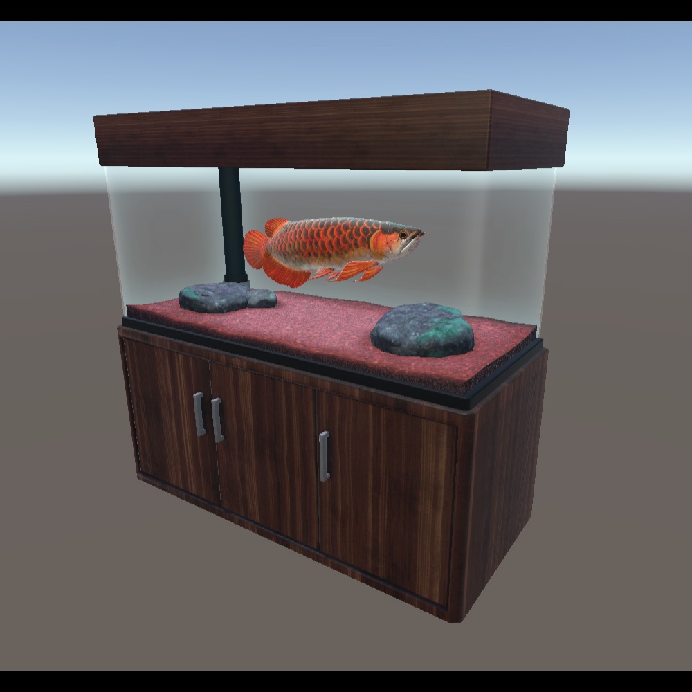 憧れのアロワナ水槽【BuiltIn】