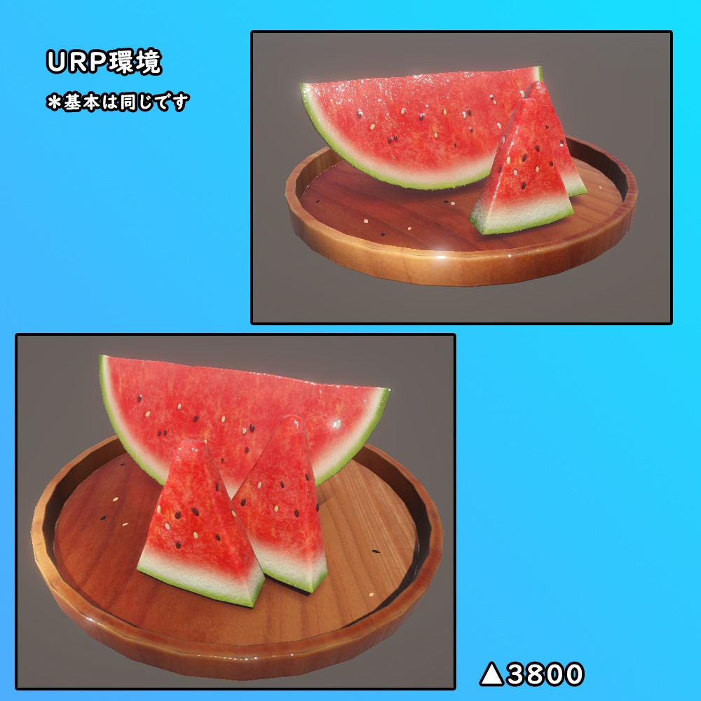 スイカセット【BuiltIn/URP】