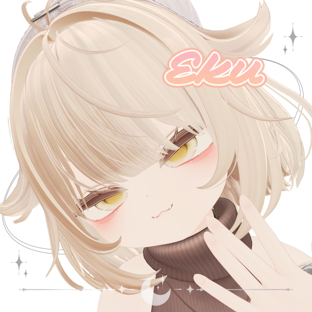 ☆Moon's surface☆ - eye texture&makeup&particle