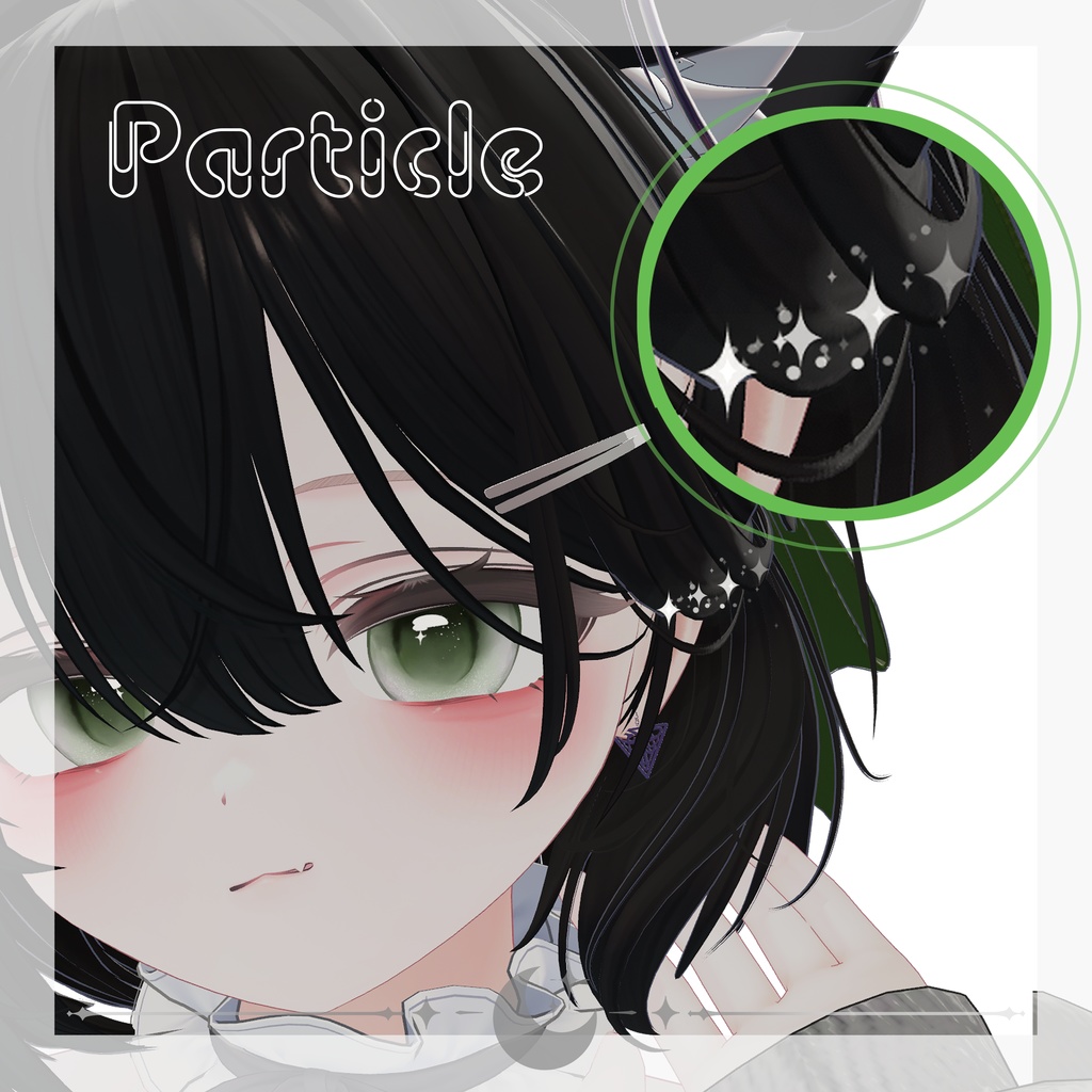 ☆Moon's surface☆ - eye texture&makeup&particle