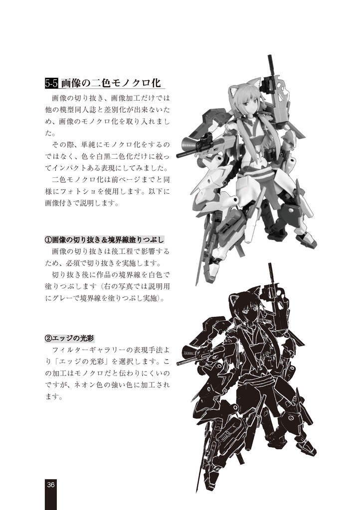 模型同人誌を支える技術