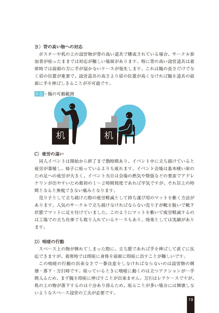 スペース設営を支える技術