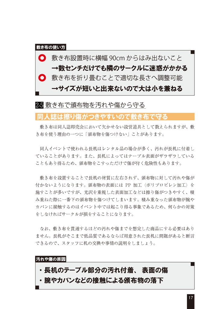 スペース設営を支える技術2