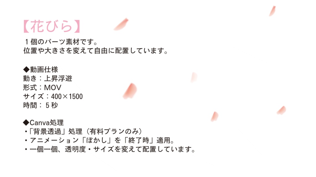 Canva|動画広告用デザイン素材【ピンク・美容系】