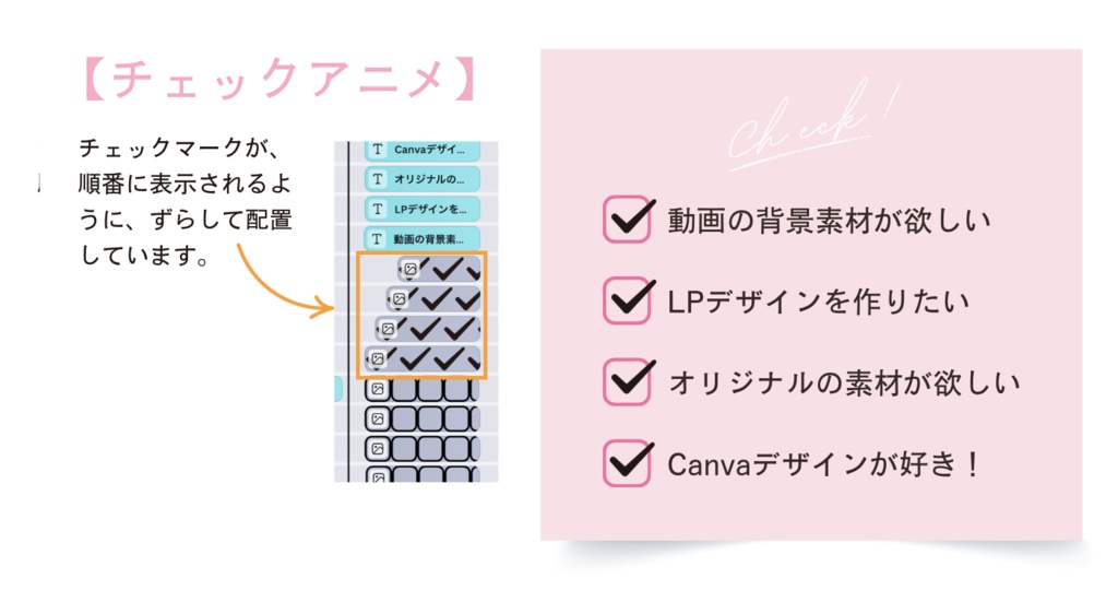 Canva|動画広告用デザイン素材【ピンク・美容系】