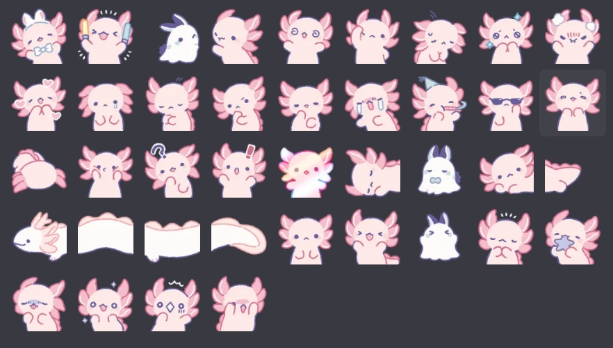 【おためし版あるよ】うさるぱDiscord絵文字40種