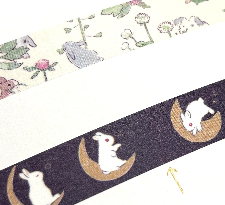 マスキングテープ うさぎと野草 / 月の満ち欠け 各種