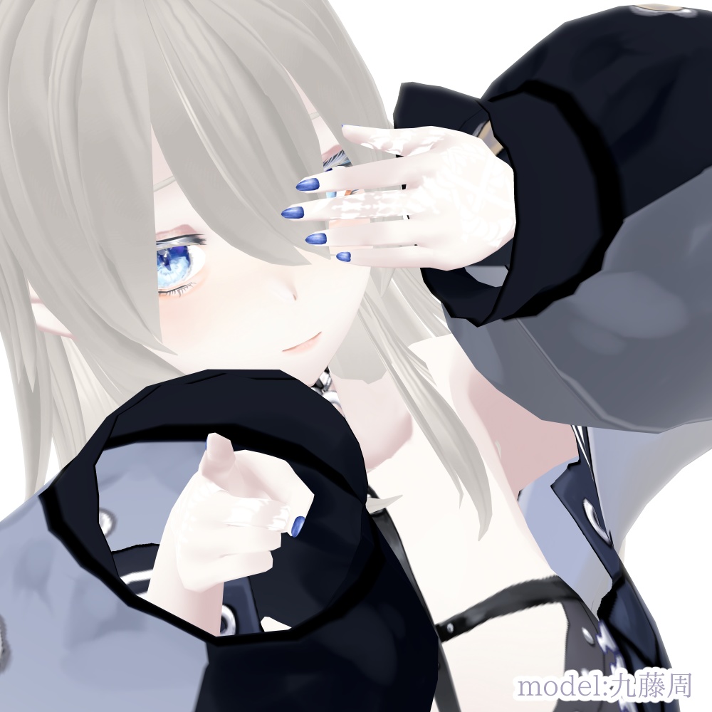 【無料あり】マグネットネイル【VRoid用テクスチャ】