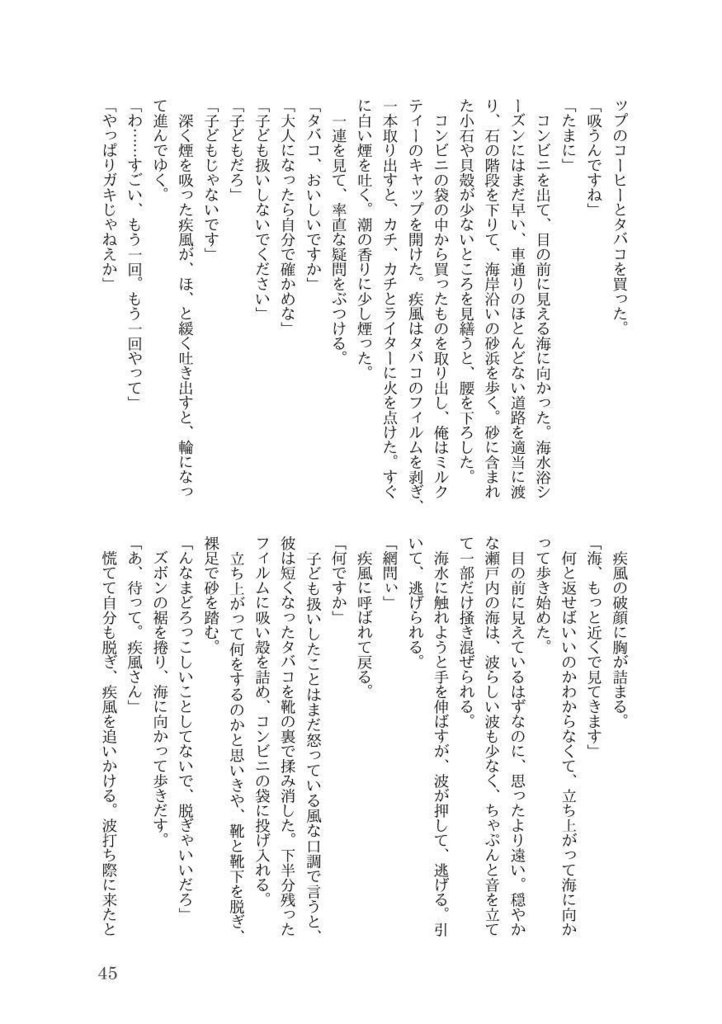 輝く君には見えない(疾風×網問)