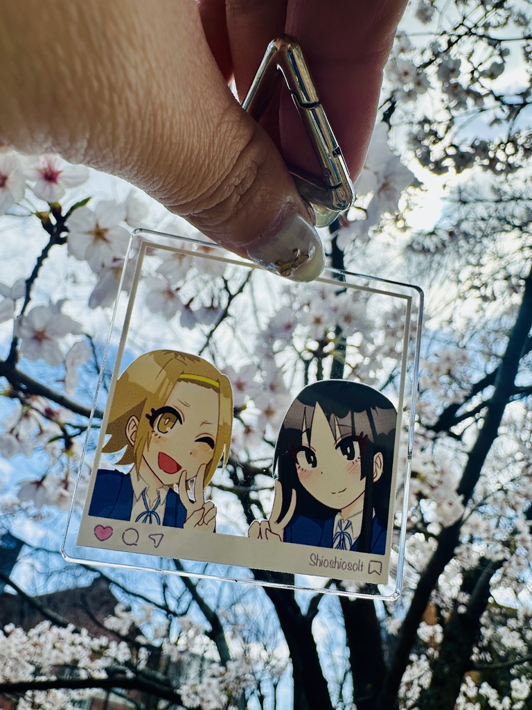 律澪SNS風アクリルキーホルダー