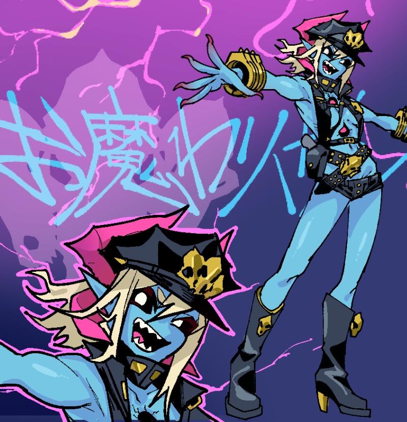 『お魔わりさん』 VRChatアバター想定セットアップ済み3Dモデル