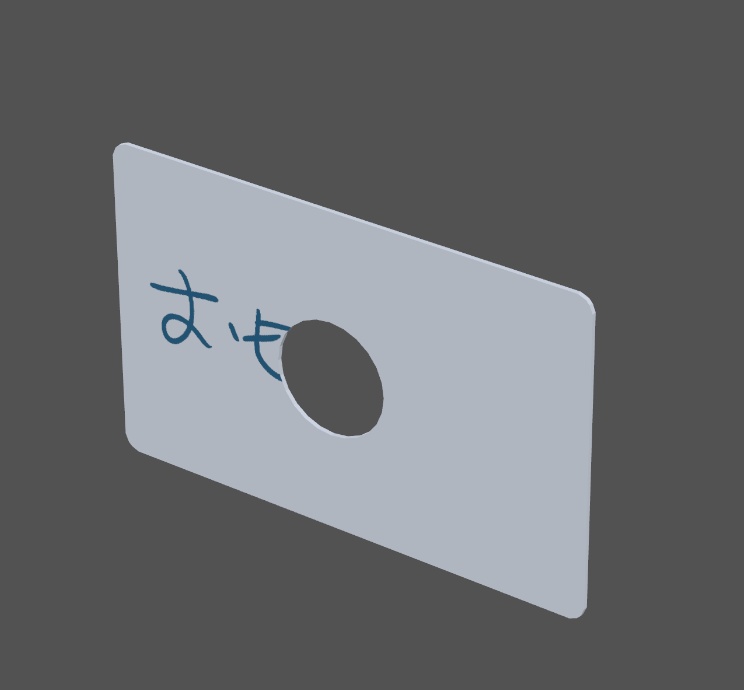 【3D装飾】失効済み身分証と身分証ケース(ピアス型)