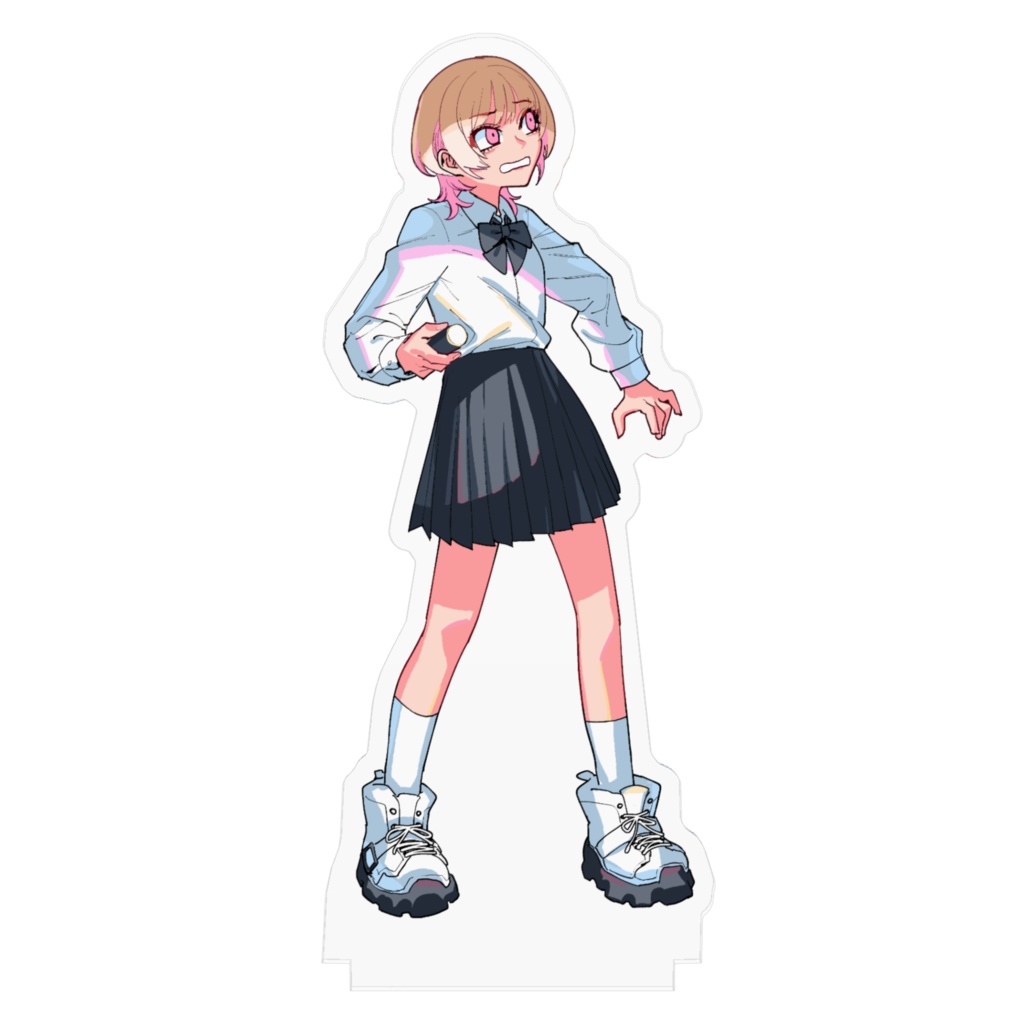 残機無限ちゃんアクリルフィギュア 100x60mm