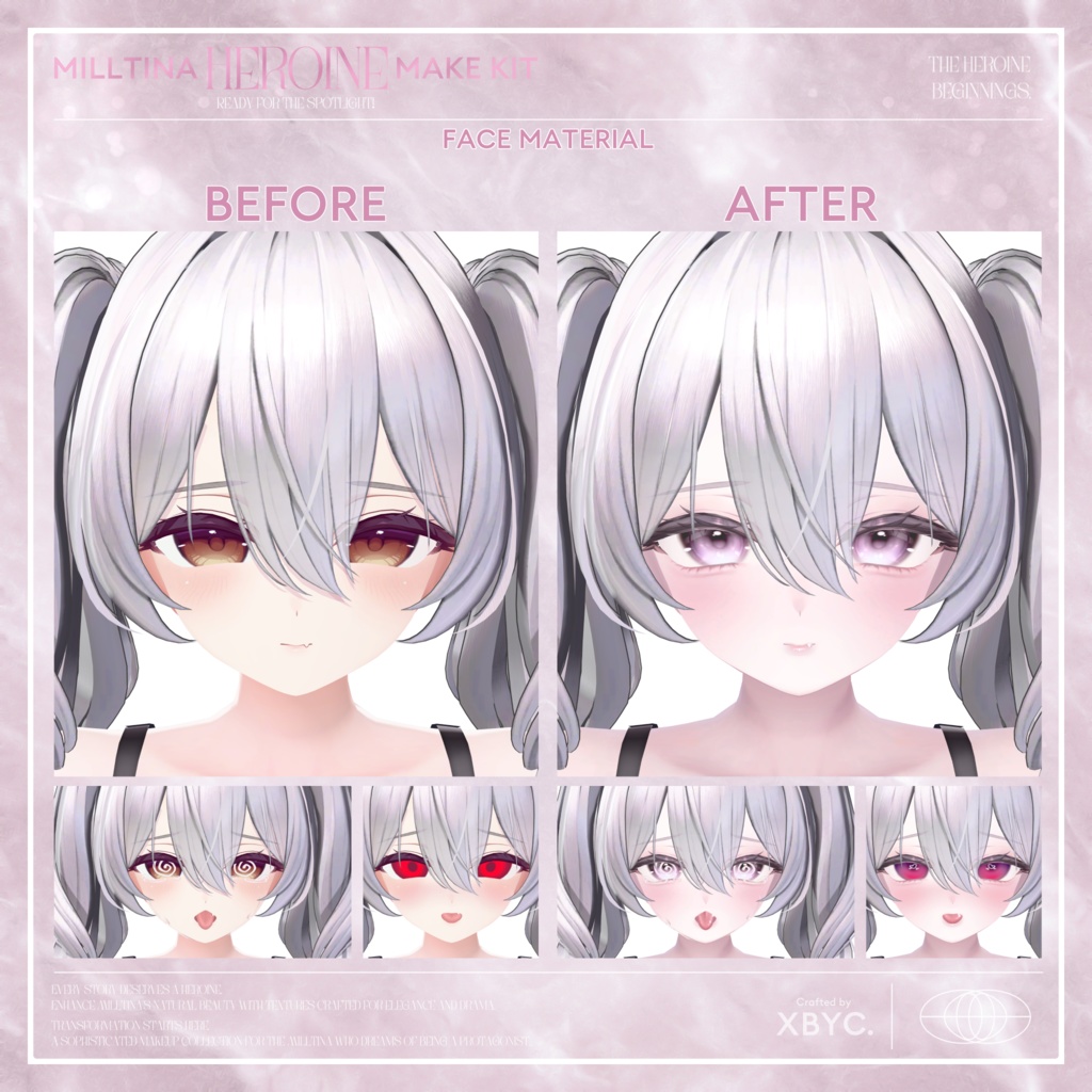 【💗Milltina💗】Face&BodyMakeup+Eye+FaceAnimation【ミルティナ専用メイク】
