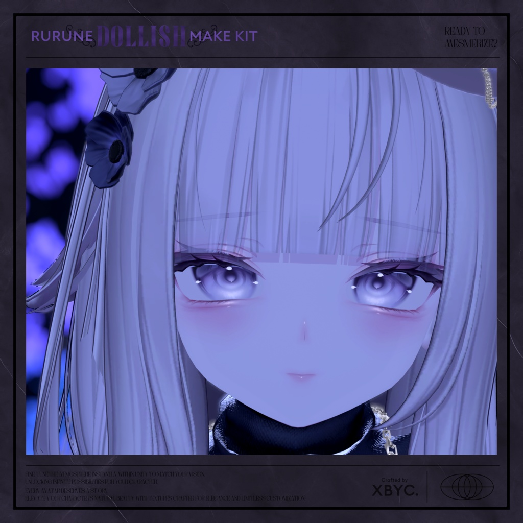 【💜RURUNE💜】Face&BodyMakeup+Eye+FaceAnimation【ルルネ専用メイク】