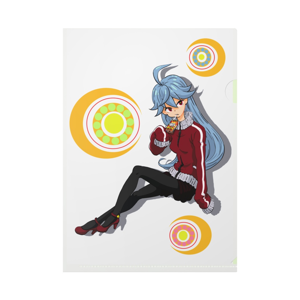 【クリアファイル】ジャージ娘(オリジナル)