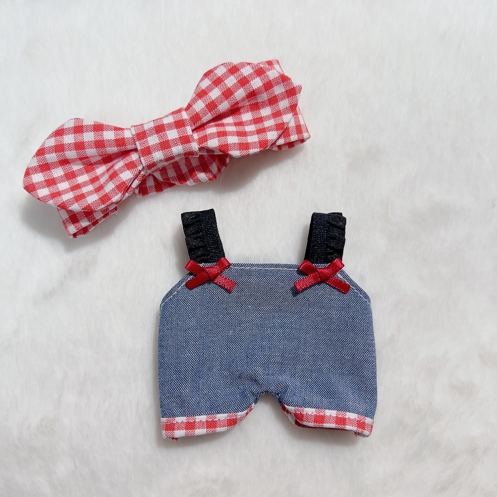 10cmぬいぐるみ サロペット 洋服 ぬい服