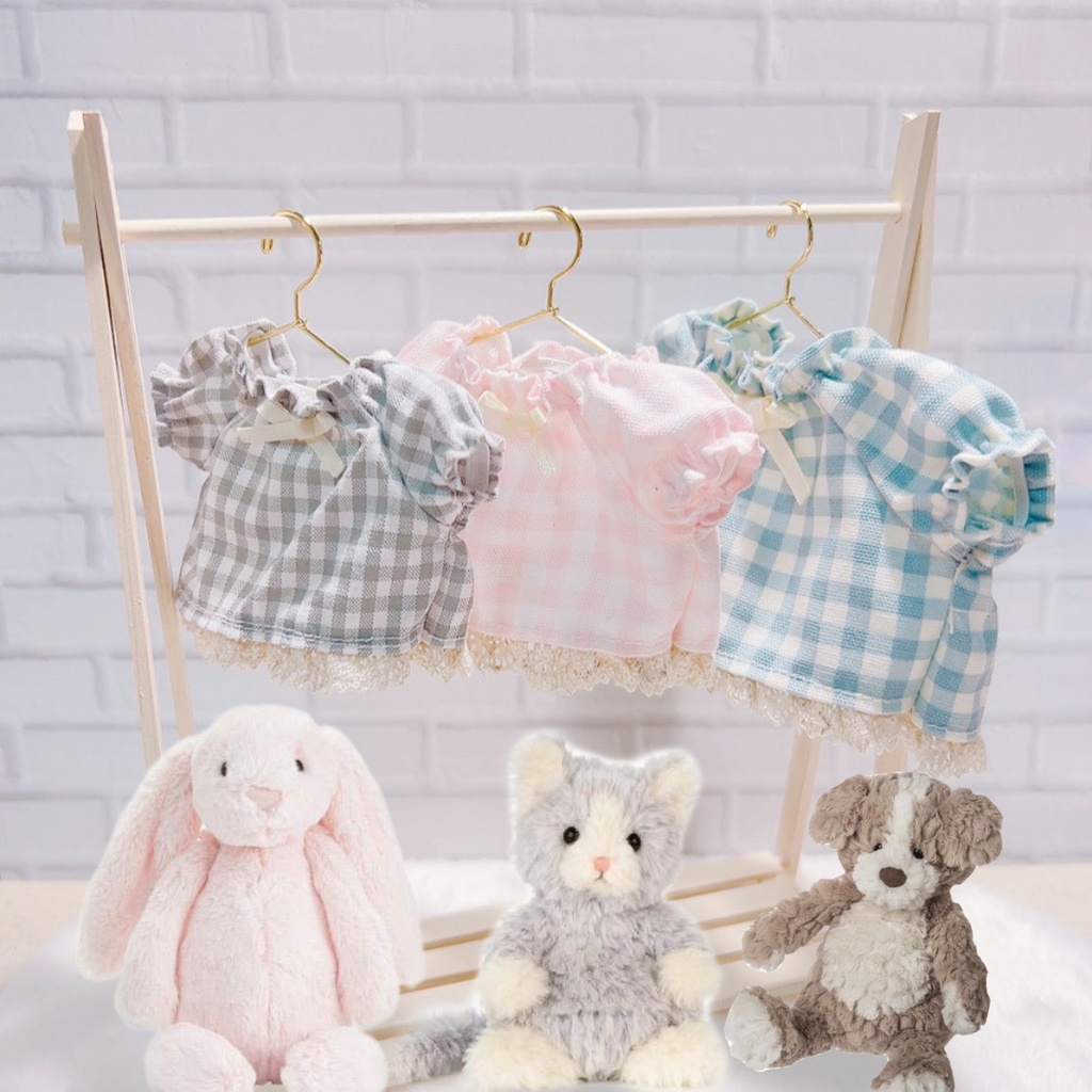 20cmぬいぐるみ用 スモックなワンピース𓂃𓂂ꕤ*