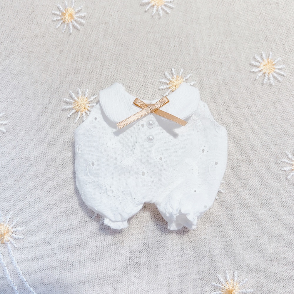 10㌢ おはなレースのロンパース❁*·⑅