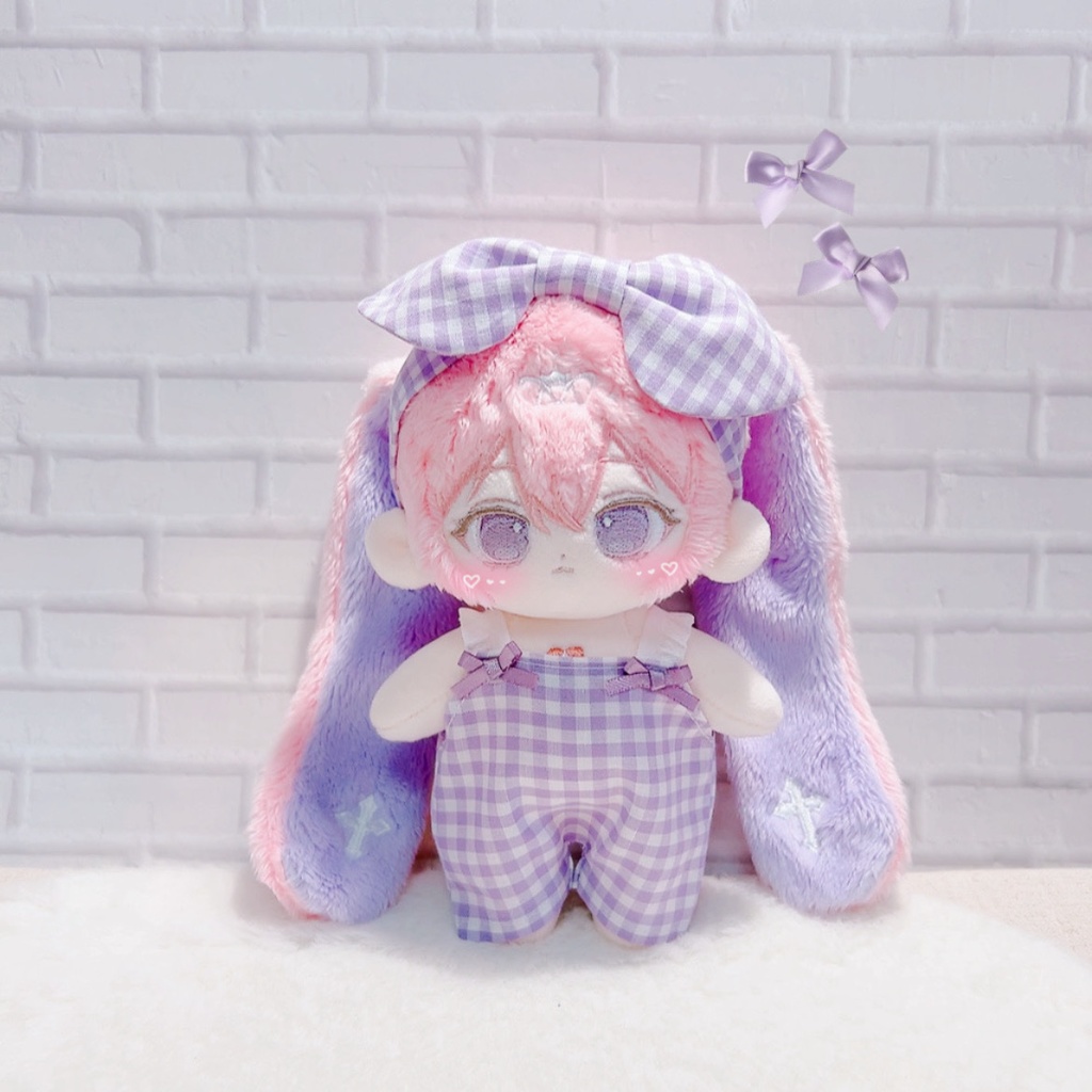 15㌢ぬいぐるみ用🧸サロペット&リボンセット