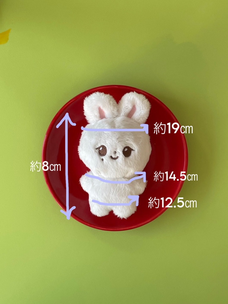 8.10cmぬいぐるみ用 レーススタイ&リボン