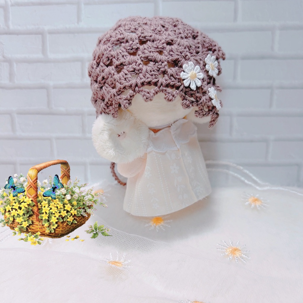 10cmぬいぐるみ用 おはなのバブーシュカ❁⃘*.゚