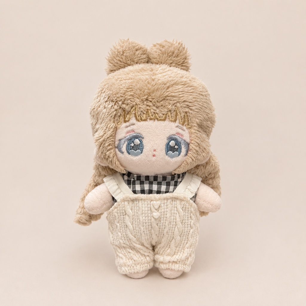 10cmぬいぐるみ用シャツ🧸𖤐⡱チェック・ドット