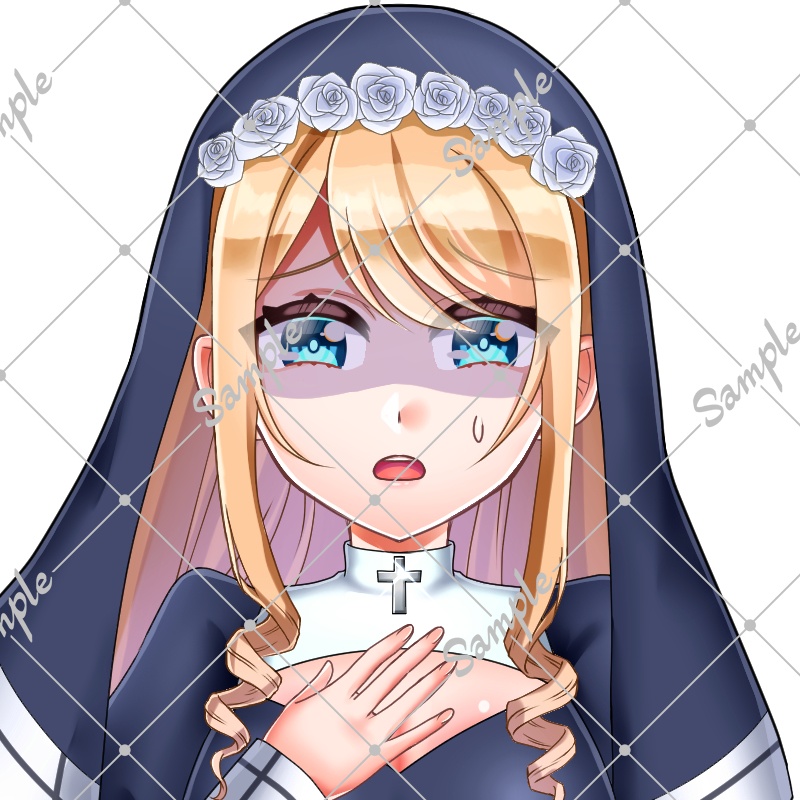 NPC立ち絵素材セット(表情差分+アイコン付き/背景透過PNG)