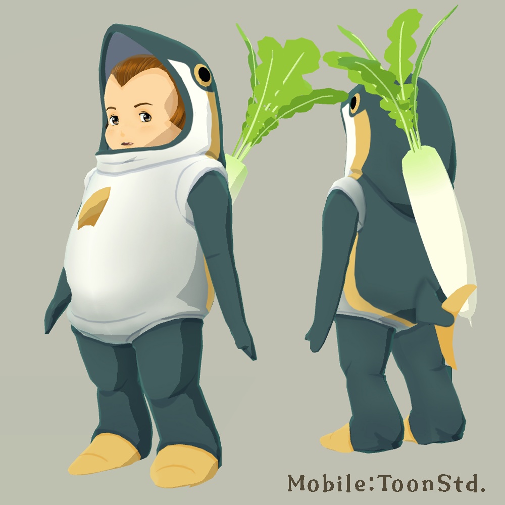 VRChatアバター「ぶり大根」/ VRChat Avatar "Yellowtail & Daikon"