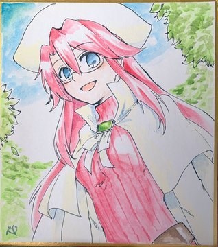 【サモンナイト３】アティ【ミニ色紙】