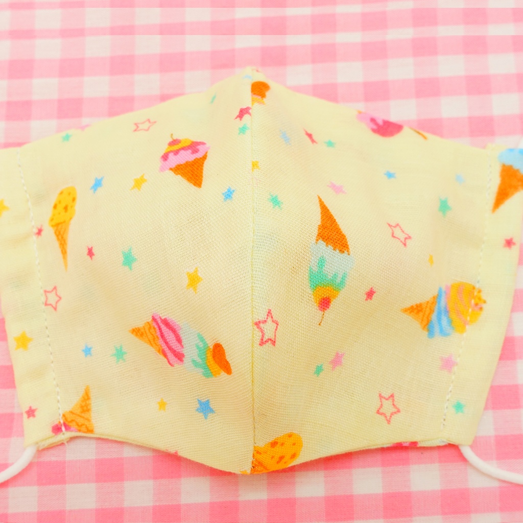 立体マスク　アイスクリーム