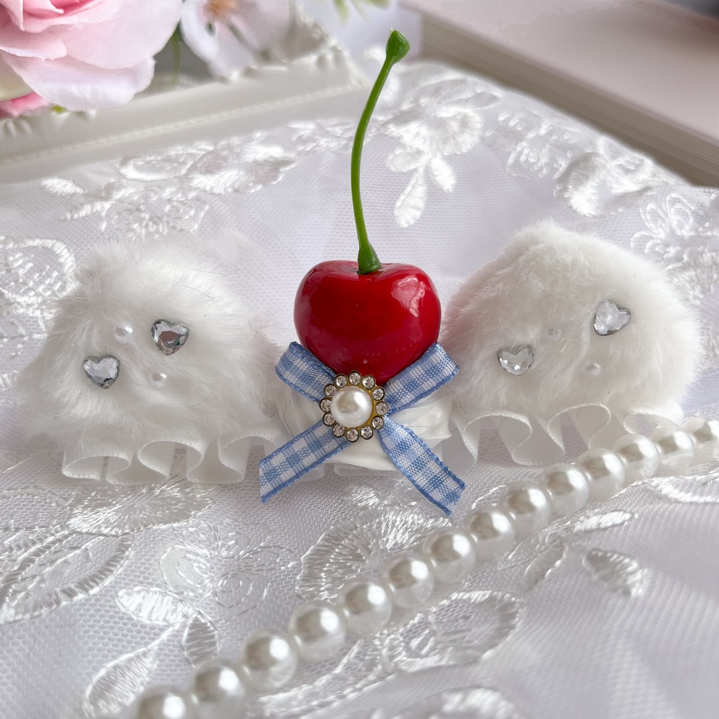 選べる7色*ねこみみホイップヘッドドレス【ぬいぐるみ用】