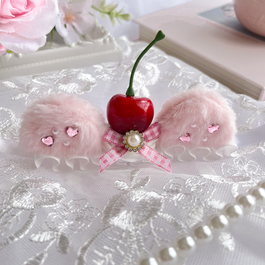 選べる7色*ねこみみホイップヘッドドレス【ぬいぐるみ用】