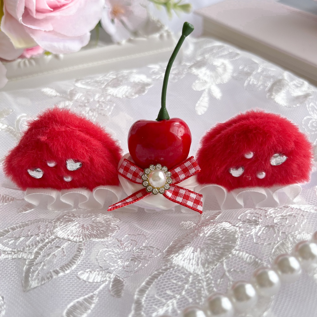 選べる7色*ねこみみホイップヘッドドレス【ぬいぐるみ用】