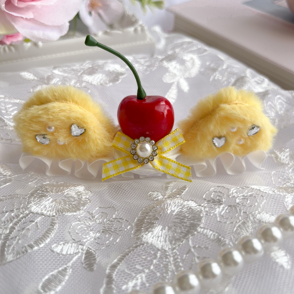 選べる7色*ねこみみホイップヘッドドレス【ぬいぐるみ用】