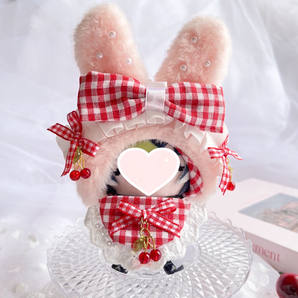 さくらんぼスタイ(10〜12cmぬい用)