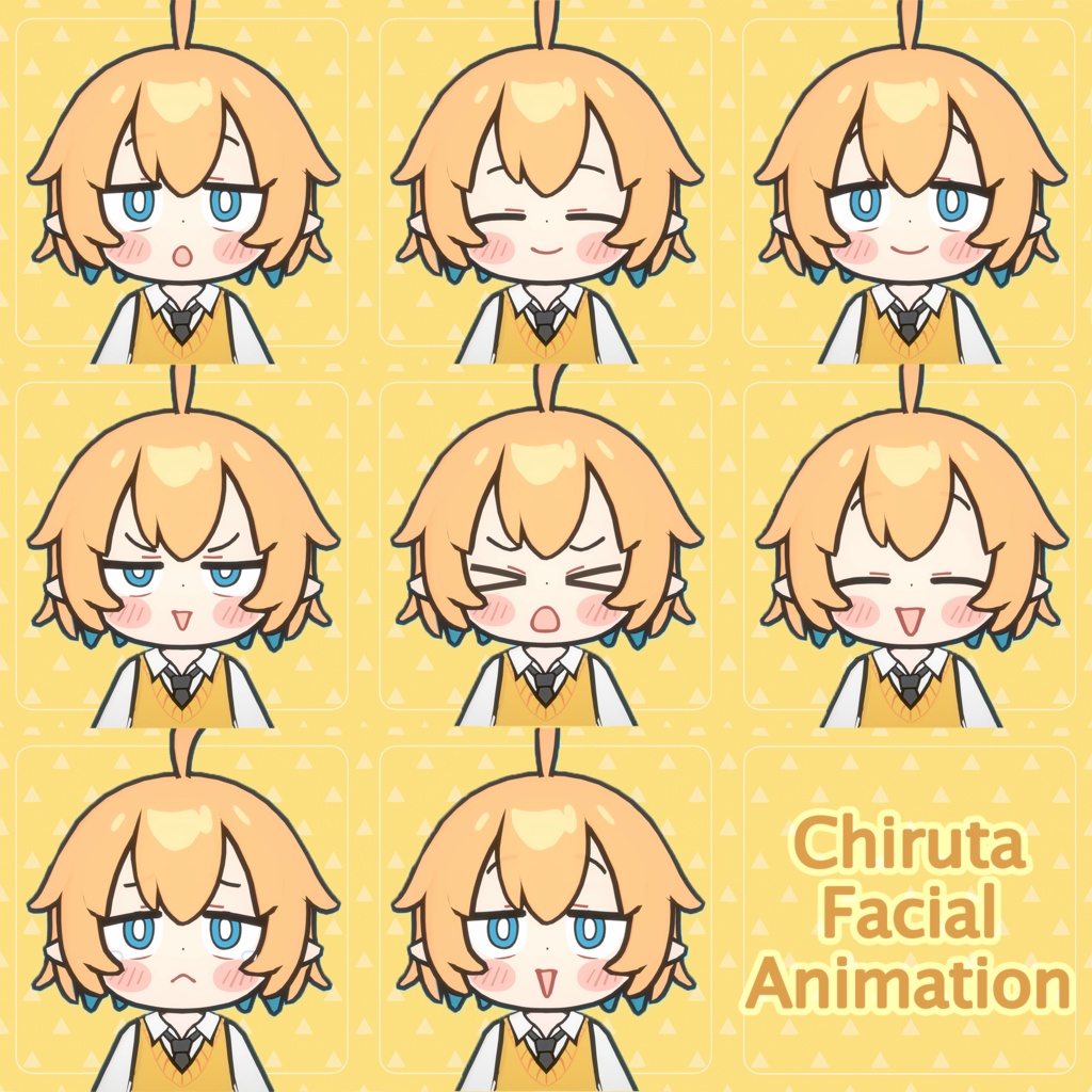 ちる田 - Chiruta -【オリジナル3Dモデル】