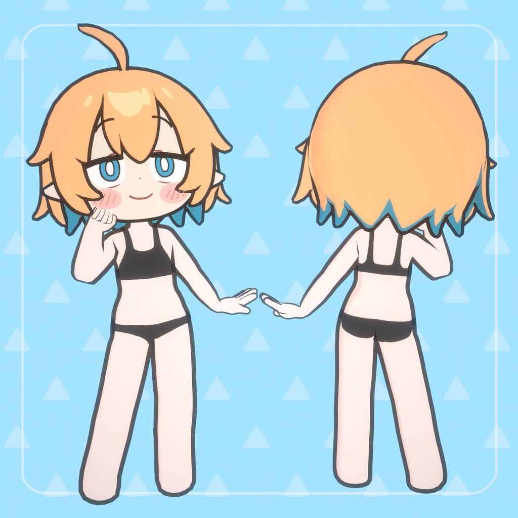 ちる田 - Chiruta -【オリジナル3Dモデル】