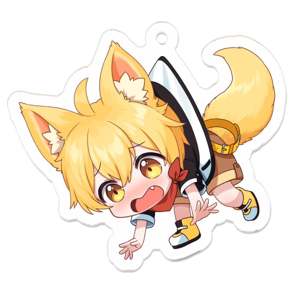 つままれアクリルキーホルダー（デフォルメ）