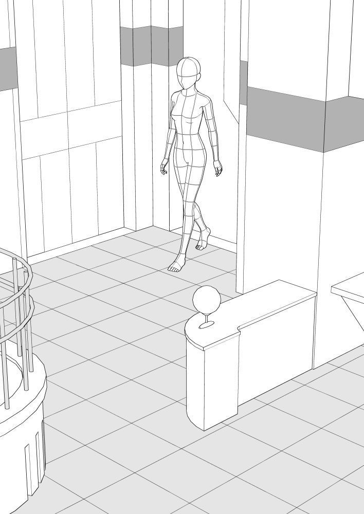 3Dモデル なのは&フェイトの部屋