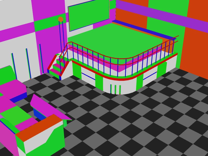 3Dモデル なのは&フェイトの部屋