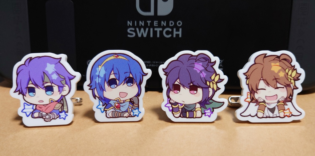 スマブラSPアクリルクリップ