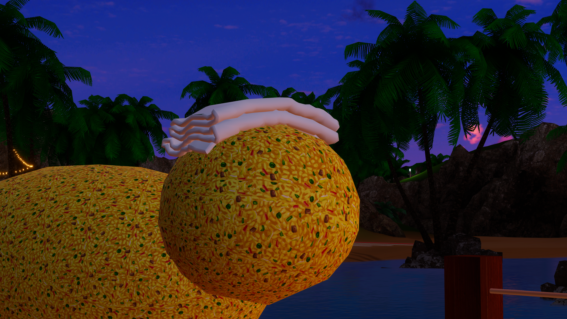 【四足歩行炒飯専用】温泉タオル