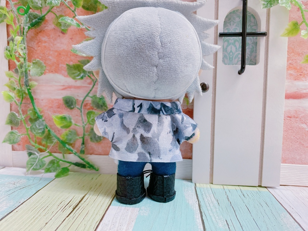 モノクロ柄シャツ-7/21 21:00-