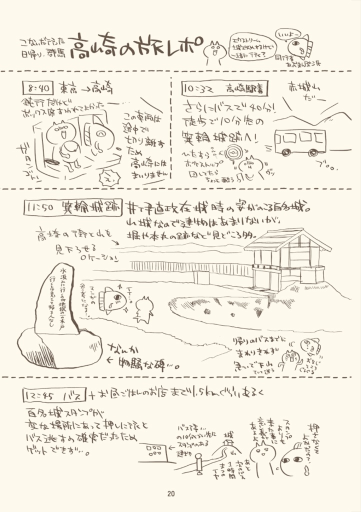 こないだ行ったあちこちの旅レポ