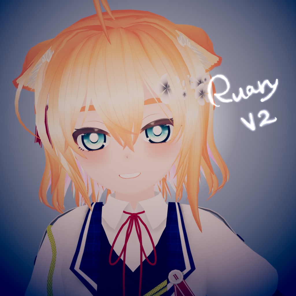 ラリィ Ruary V2 オリジナル3dモデル りすきーしょっぷ Booth