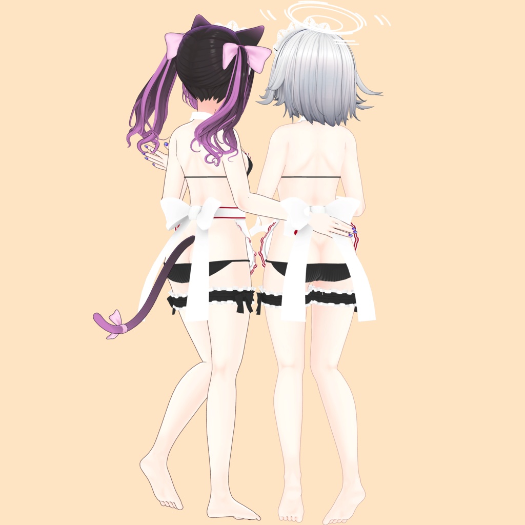 【RSよそのこ衣装】ちょっとえっちなめいどみずぎ for あのん/むろむ