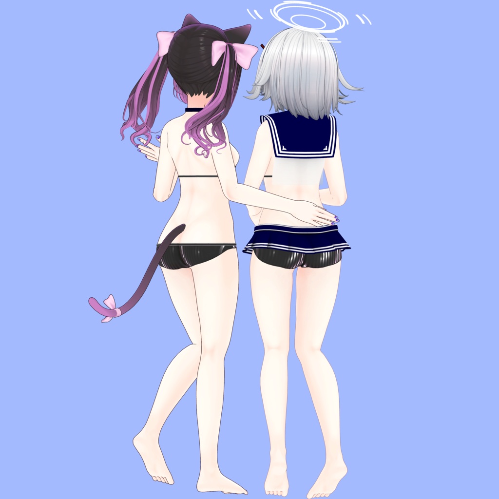 【RSよそのこ衣装】セーラースイムウェア ストラップビキニ for あのん/むろむ