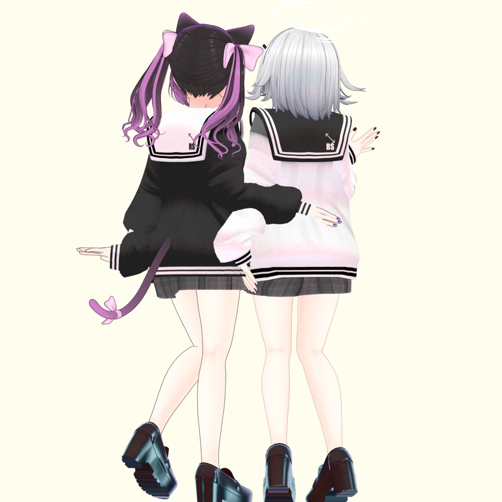 【RSよそのこ衣装】すくーるすたいる for あのん/むろむ